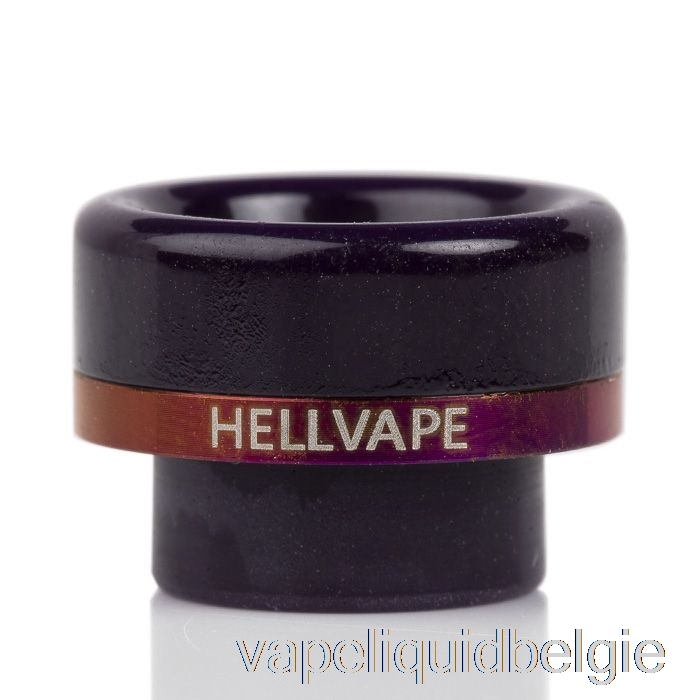 Vape Smaken Hellvape Ag+/passage Rda Drip Tip Donkerpaars